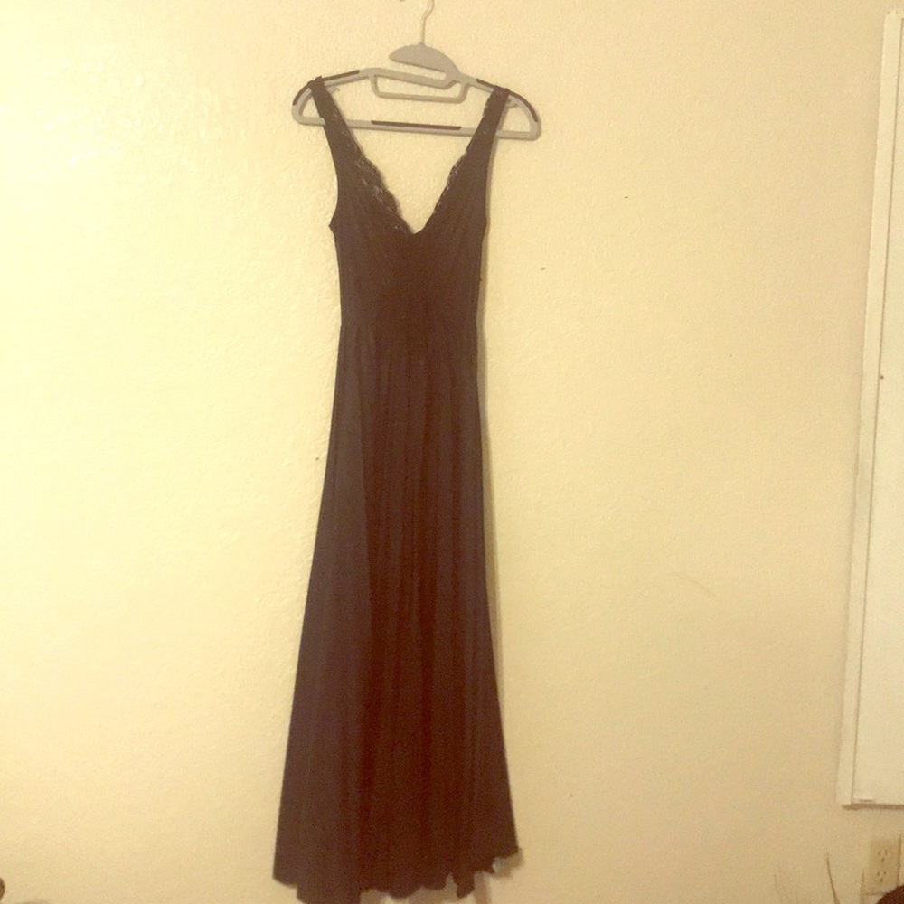 Vintage Olga Black Nightgown